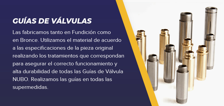 guias de valvula